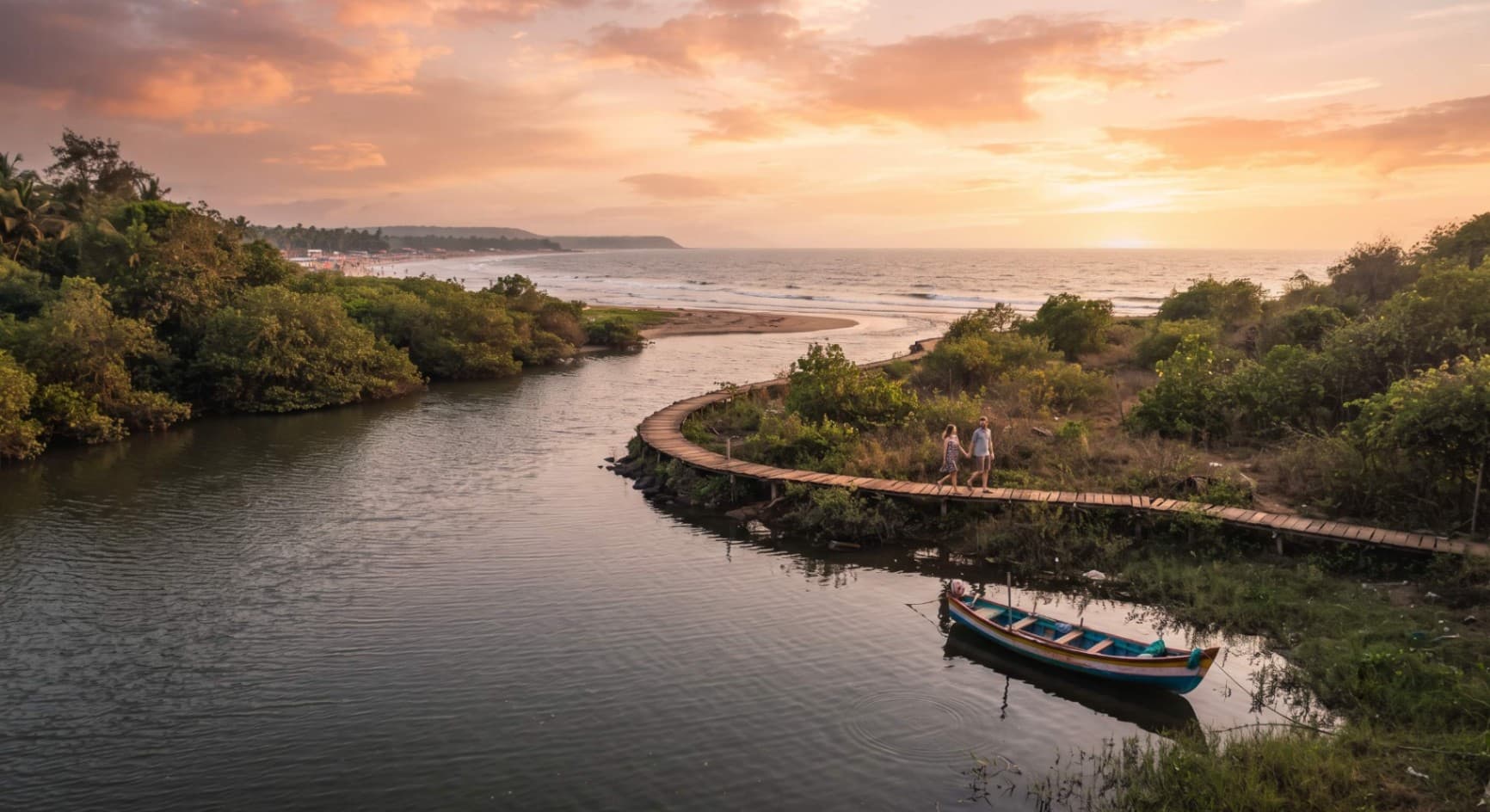 Baga Creek ( The Hidden Escape Beyond Baga Beach)